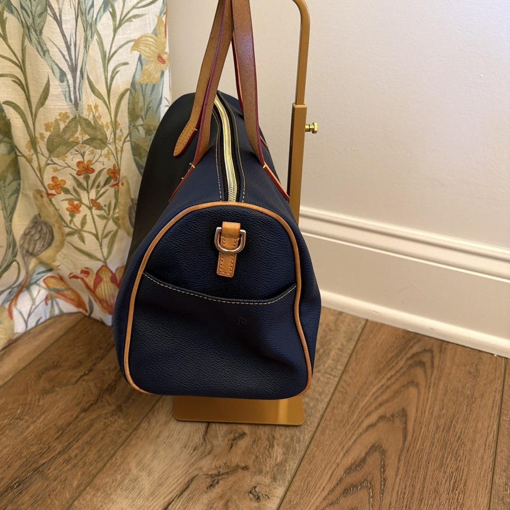 Dooney & Bourke Women's Medium Navy Dome Satchel - Picture 3 of 11
